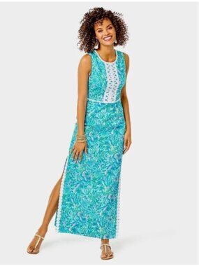 chinese dress ladies Wisteria V-Neck Maxi Dress  Peppermint Palm Lou
